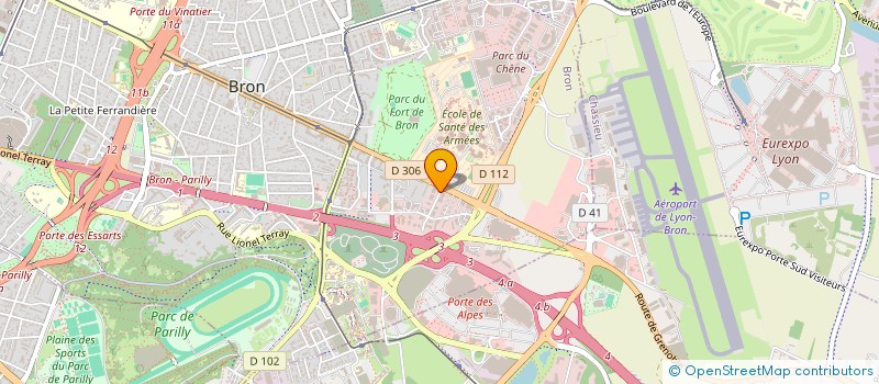 localisation de l'entreprise TRANSPORT FRET SERVICE  VENISSIEUX