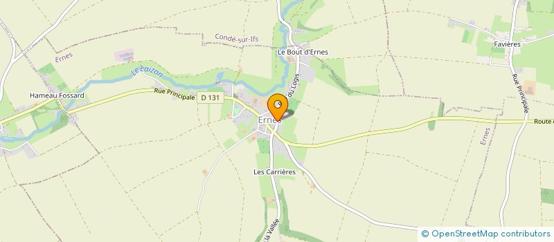 localisation de l'entreprise TRANSPORT FRIGO NORMAND  ERNES