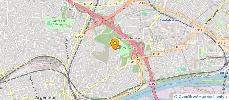 localisation de l'entreprise TRANSPORT FUNE-TERRE  ARGENTEUIL