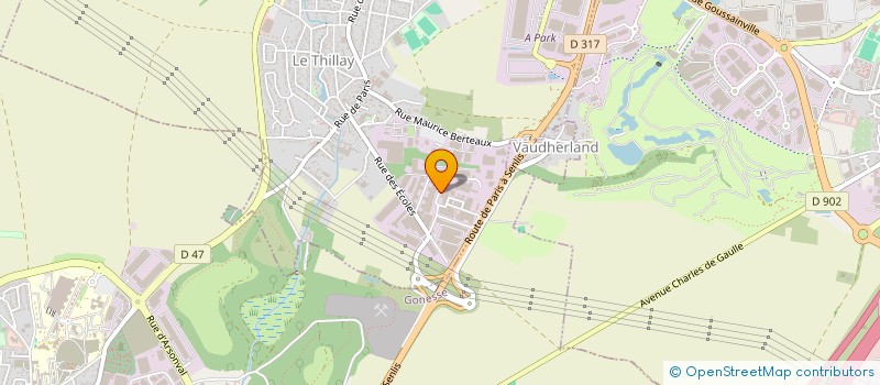 localisation de l'entreprise TRANSPORT FUNERAIRE STEPHANE  LE THILLAY