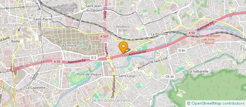 localisation de l'entreprise TRANSPORT G.F.E à MARSEILLE