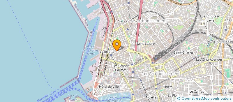 localisation de l'entreprise TRANSPORT G.GROS à MARSEILLE