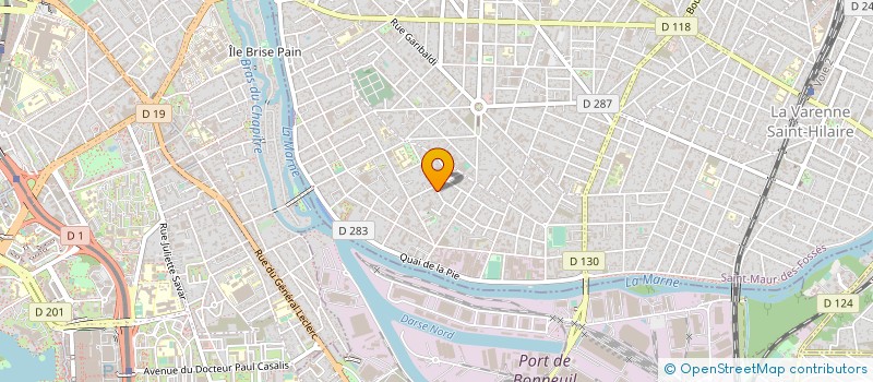 localisation de l'entreprise TRANSPORT GHARBI à SAINT-MAUR-DES-FOSSES