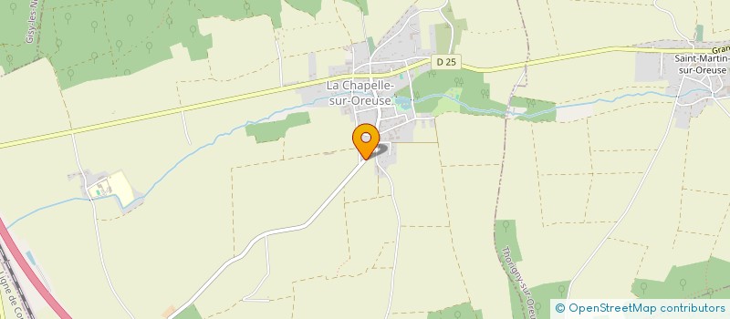 localisation de l'entreprise TRANSPORT GOLOU  LA CHAPELLE-SUR-OREUSE