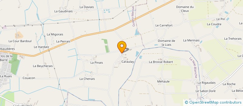 localisation de l'entreprise TRANSPORT GOULAIS à GUIPRY-MESSAC