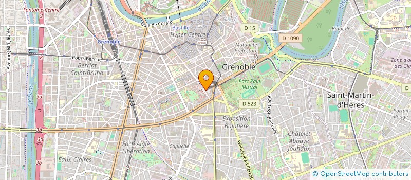 localisation de l'entreprise TRANSPORT GRENOBLOIS VIALE à GRENOBLE