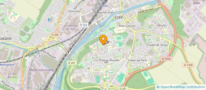 localisation de l'entreprise TRANSPORT HOUNA à CREIL
