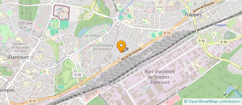 localisation de l'entreprise TRANSPORT IDF à TRAPPES
