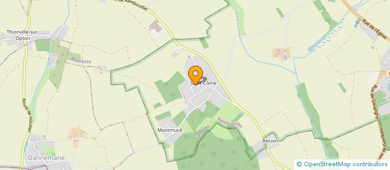 localisation de l'entreprise TRANSPORT IDF WH  GAMBAIS