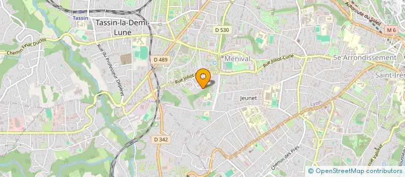 localisation de l'entreprise TRANSPORT INCITY à LYON