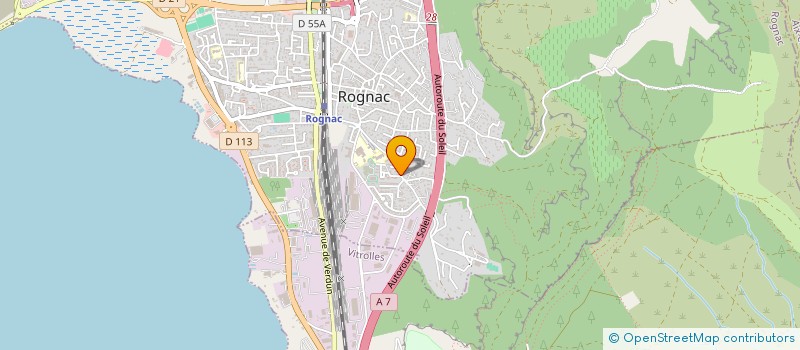 localisation de l'entreprise TRANSPORT INTERNAT AGUERA PERE ET FILS  ROGNAC