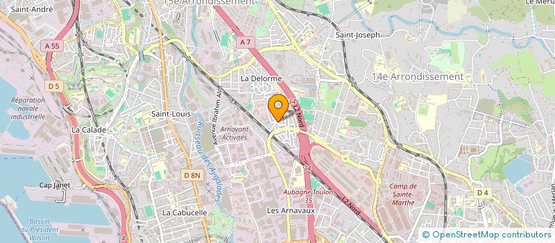 localisation de l'entreprise TRANSPORT ISABELLA à MARSEILLE