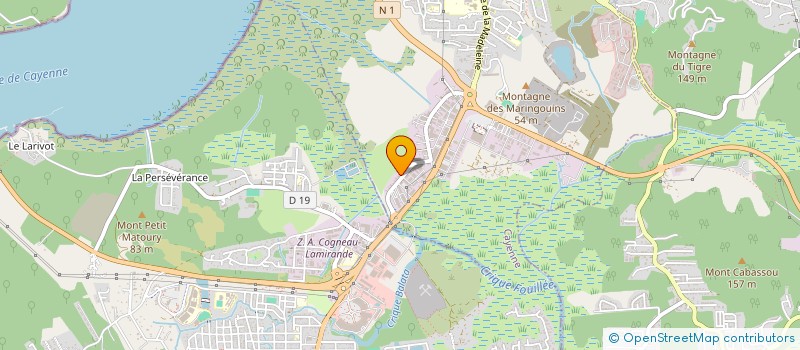 localisation de l'entreprise TRANSPORT JACKIE  CAYENNE