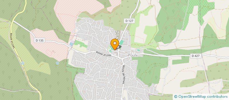 localisation de l'entreprise TRANSPORT JALBERT  POULX