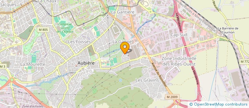 localisation de l'entreprise TRANSPORT JANETT à AUBIERE