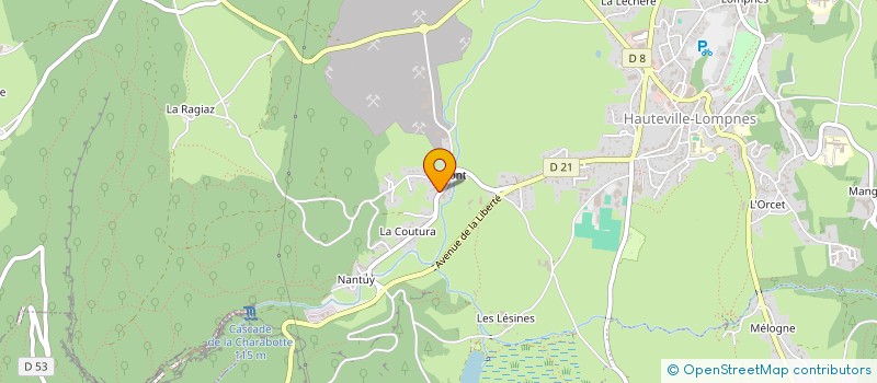 localisation de l'entreprise TRANSPORT JOSEPH EXPRESS  PLATEAU D'HAUTEVILLE