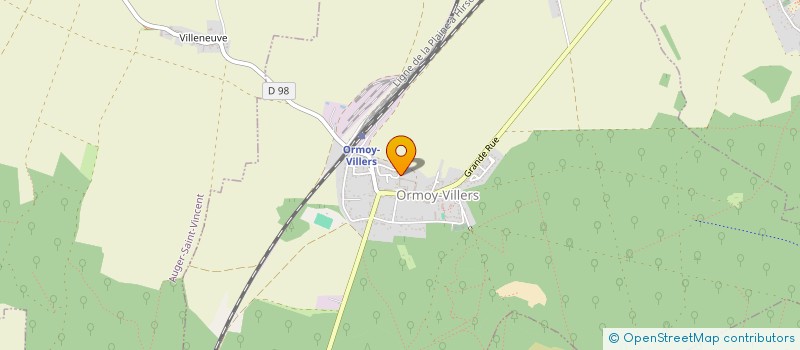 localisation de l'entreprise TRANSPORT KT  ORMOY-VILLERS