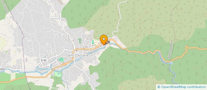 localisation de l'entreprise TRANSPORT KTX  SAINT-ZACHARIE