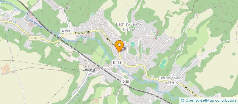 localisation de l'entreprise TRANSPORT L M B P  BETHISY-SAINT-PIERRE