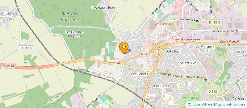 localisation de l'entreprise TRANSPORT LA GRANDE MARE à DREUX