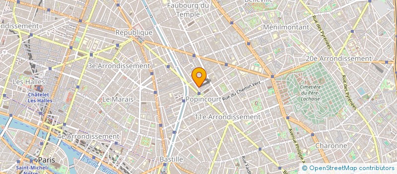 localisation de l'entreprise TRANSPORT LE BAS à PARIS