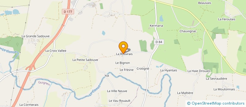 localisation de l'entreprise TRANSPORT LE NEVEU à GUICHEN