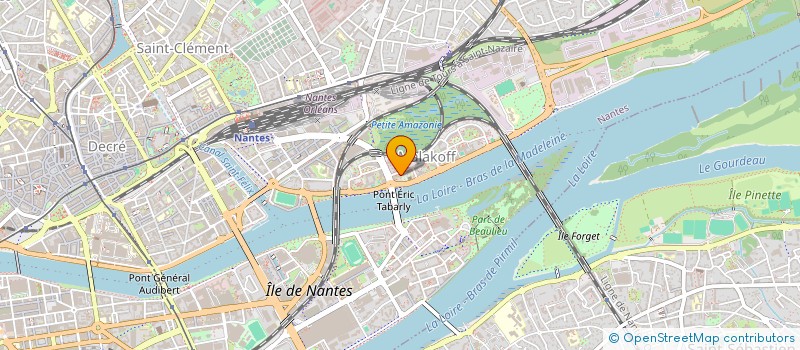 localisation de l'entreprise TRANSPORT LECUYER à NANTES