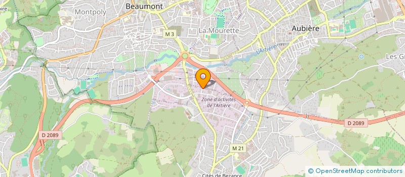 localisation de l'entreprise TRANSPORT LEVAGE MANUTENTION 63 à ROMAGNAT