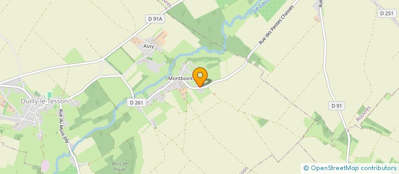 localisation de l'entreprise TRANSPORT LEVAVASSEUR à OUILLY-LE-TESSON
