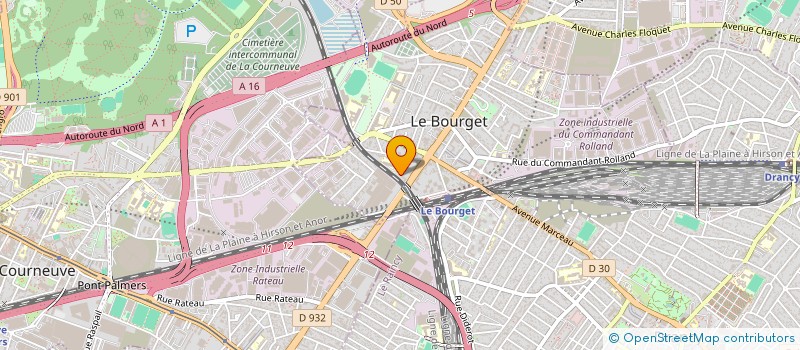 localisation de l'entreprise TRANSPORT LIVRAISON DEMENAGEMENT à LE BOURGET