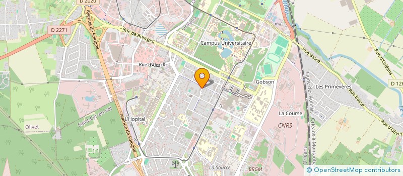 localisation de l'entreprise TRANSPORT LIVRAISON EXPRESS  ORLEANS