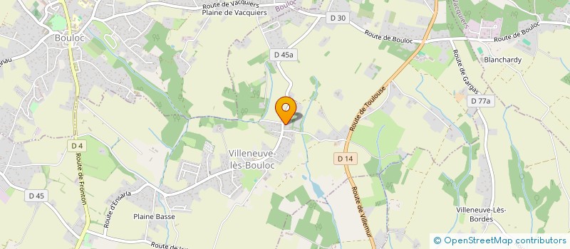 localisation de l'entreprise TRANSPORT LIVRAISON RAPIDE  VILLENEUVE-LES-BOULOC