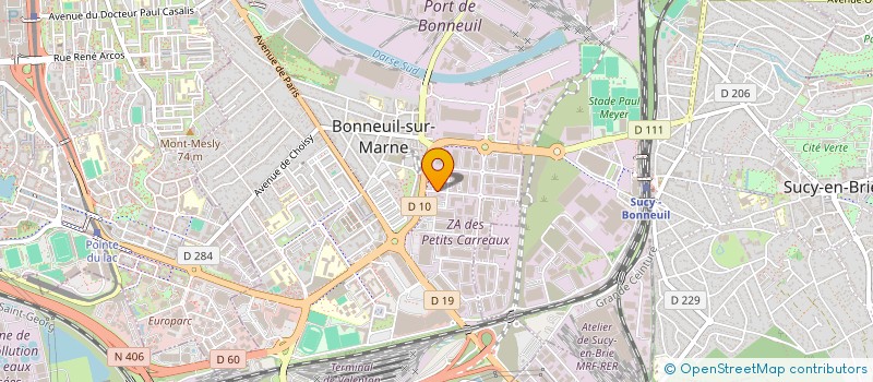 localisation de l'entreprise TRANSPORT LOCATION SERVICE PREST FRANCE à BONNEUIL SUR MARNE