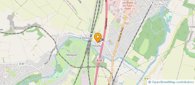 localisation de l'entreprise TRANSPORT LOCATION SUREAU à CHASSENEUIL-DU-POITOU