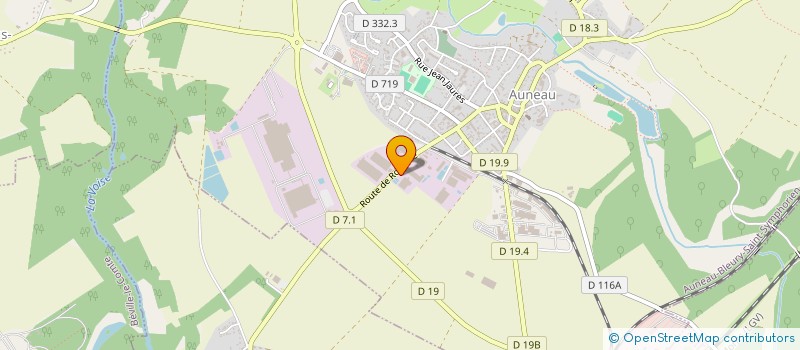 localisation de l'entreprise TRANSPORT - LOGISTIQUE - DEMENAGEMENT - T.L.D. à AUNEAU-BLEURY-SAINT-SYMPHORIEN