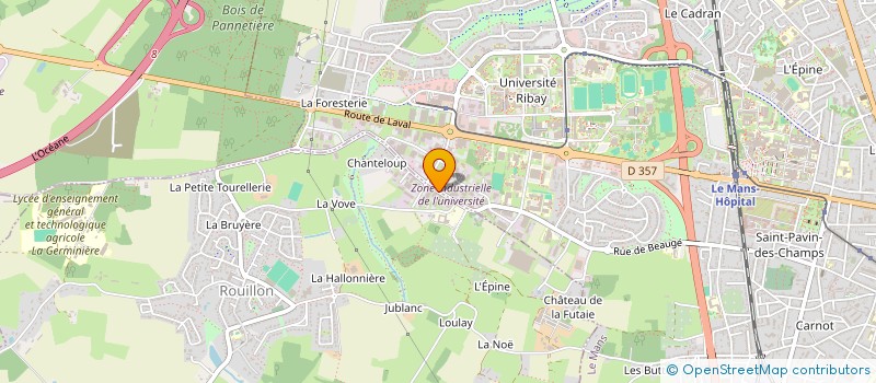 localisation de l'entreprise TRANSPORT LOGISTIQUE EUROPEEN  ROUILLON
