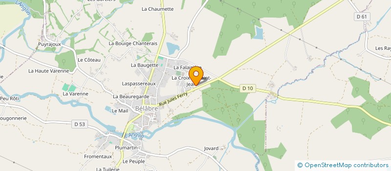 localisation de l'entreprise TRANSPORT LOGISTIQUE SERVICES à BELABRE