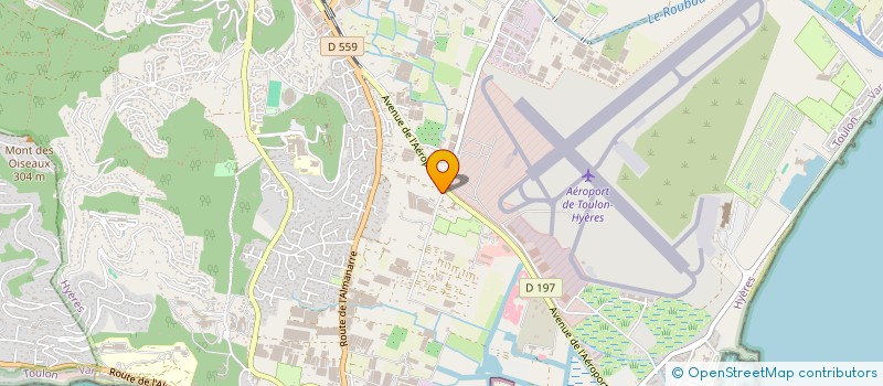 localisation de l'entreprise TRANSPORT LOGISTIQUE SERVICES  HYERES