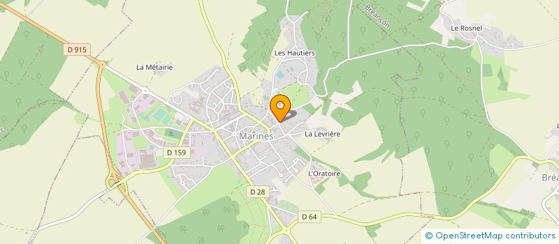 localisation de l'entreprise TRANSPORT LOUAGEUR MARINOIS  MARINES