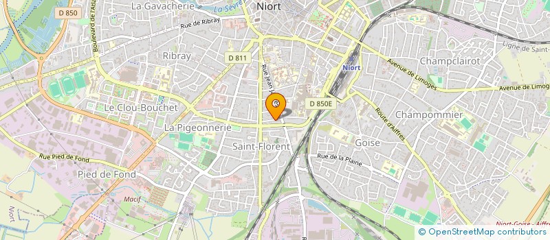 localisation de l'entreprise TRANSPORT LOURENCO à NIORT