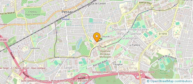 localisation de l'entreprise TRANSPORT LOW-COST à PESSAC