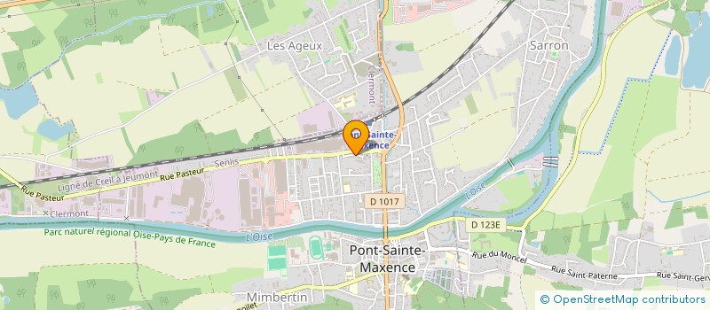 localisation de l'entreprise TRANSPORT LUX  PONT-SAINTE-MAXENCE