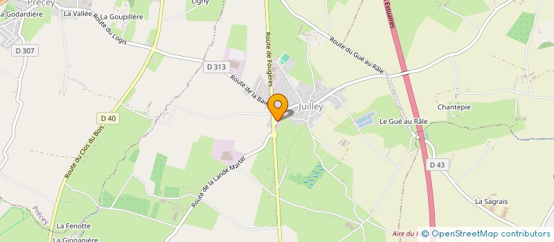 localisation de l'entreprise TRANSPORT M. PASQUER  JUILLEY