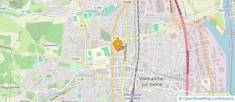 localisation de l'entreprise TRANSPORT MAHMOUD ET OUARDA à VILLEFRANCHE-SUR-SAONE