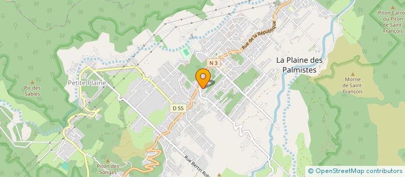 localisation de l'entreprise TRANSPORT MANDY DUCHEMANN à LA PLAINE-DES-PALMISTES