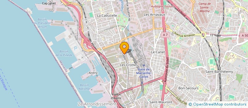 localisation de l'entreprise TRANSPORT MANUTENTION LOGISTIQUE à MARSEILLE