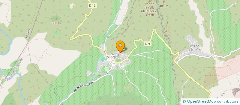 localisation de l'entreprise TRANSPORT MARC BASSOU SARL  VINGRAU