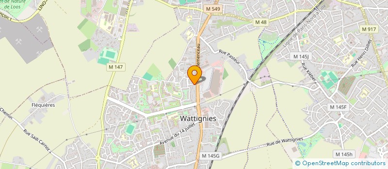 localisation de l'entreprise TRANSPORT MARCHANDISE INTERNATIONAL  WATTIGNIES