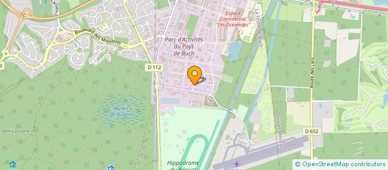 localisation de l'entreprise TRANSPORT MARGUETTI  LA TESTE-DE-BUCH