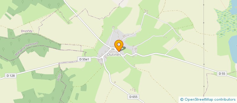 localisation de l'entreprise TRANSPORT MARNE CEREALE  OUTINES